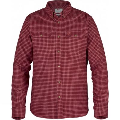 Camisa Fjallraven Forest Flannel Hombre Rojas - Chile SBL796240